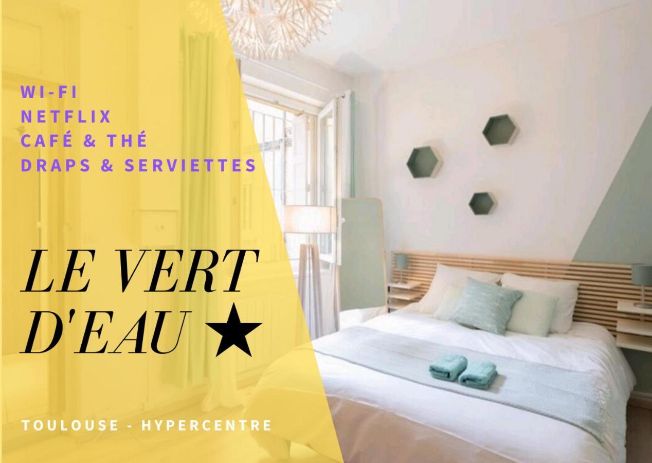 Le Vert D'Eau - Rue Riquet - Terrasse 툴루즈 외부 사진